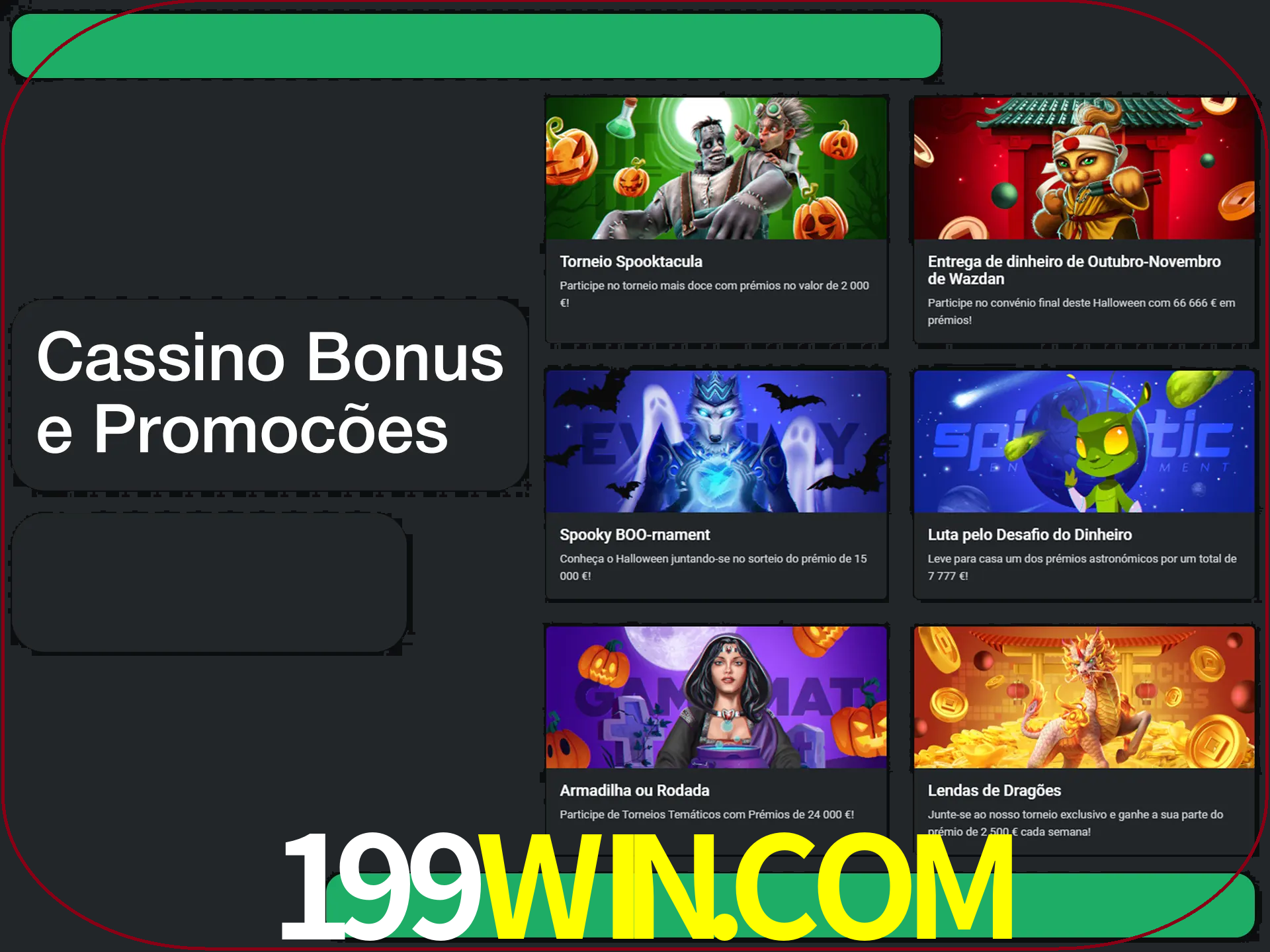 Verifique se há novos bônus de cassino para reivindicar.